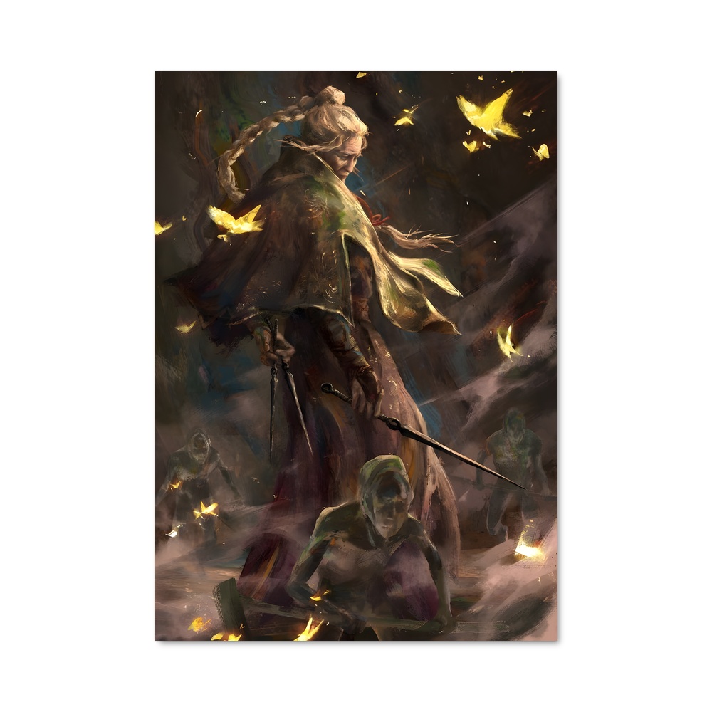 Poster Lady butterfly